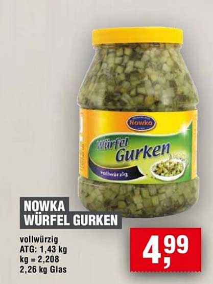 NOWKA WÜRFEL GURKEN
