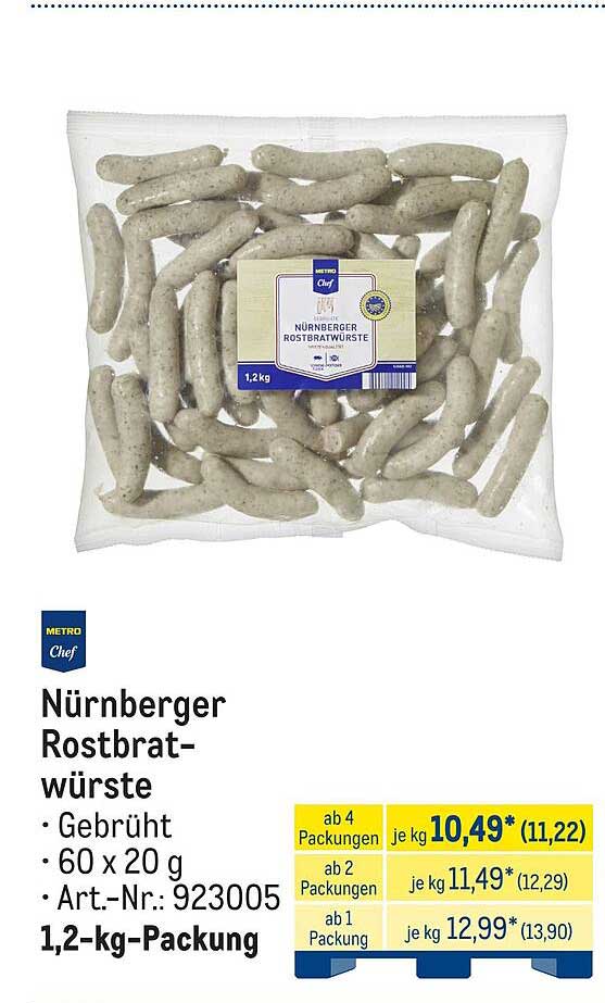 Nürnberger Rostbratwürste