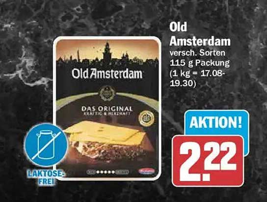 Old Amsterdam versch. Sorten 115 g Packung (1 kg = 17.08-19.30)