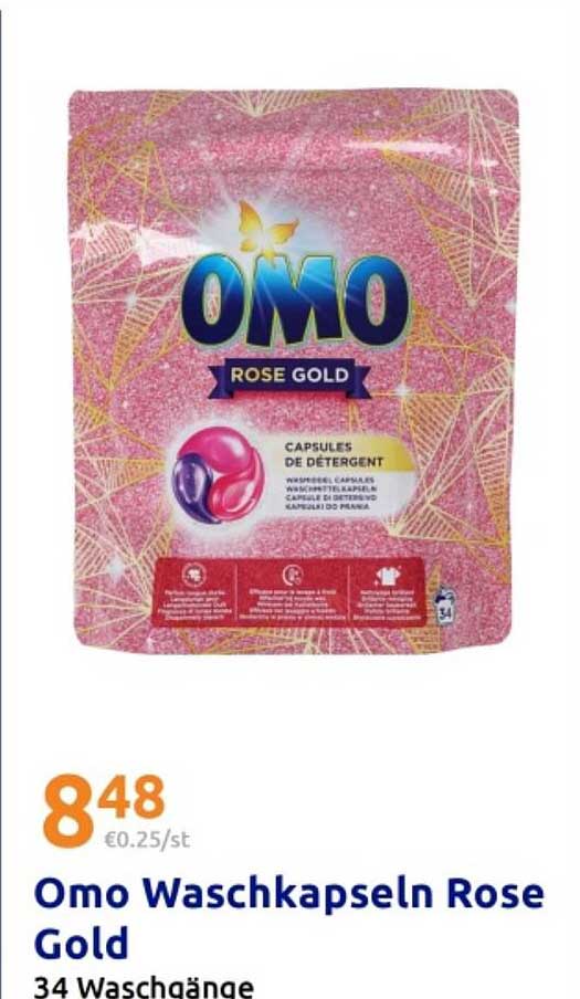 Omo Waschkapseln Rose Gold