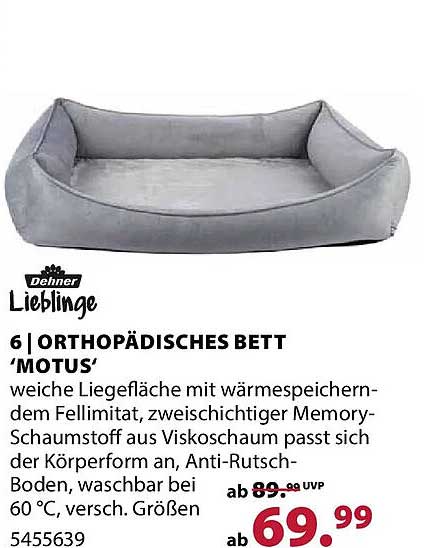 ORTHOPÄDISCHES BETT 'MOTUS'