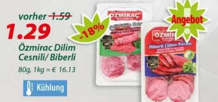 Özmırc Dilim Cesnili/ Biberli