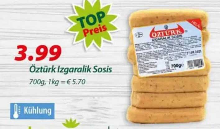 Öztürk Izgaralik Sosis