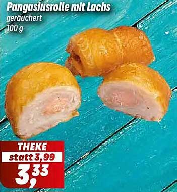 Pangasiusrolle mit Lachs geräuchert 100 g