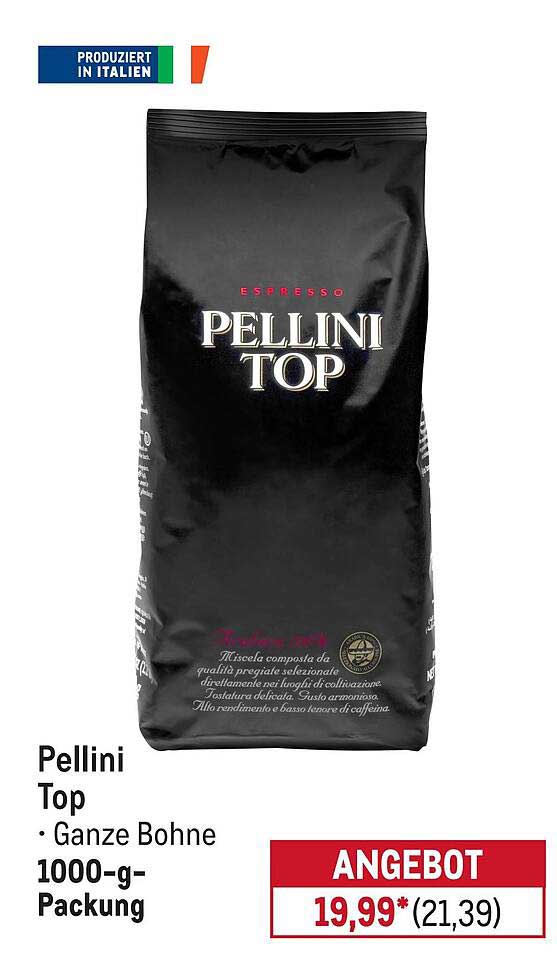 Pellini Top · Ganze Bohne 1000-g-Packung