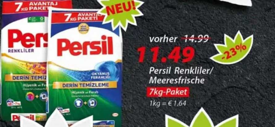 Persil Renkliler/ Meeresfrische 7kg-Paket