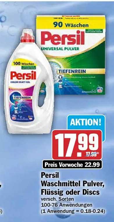 Persil Waschmittel Pulver, Flüssig oder Discs