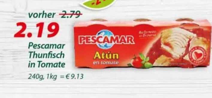 Pescamar Thunfisch in Tomate