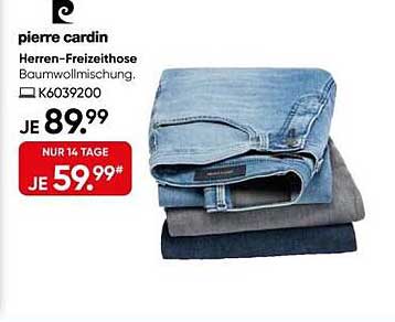 pierre cardin Herren-Freizeithose Baumwollmischung. K6039200