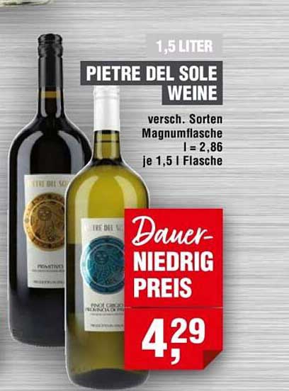 PIETRE DEL SOLE WEINE