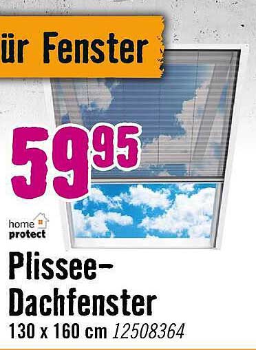 Plissee-Dachfenster