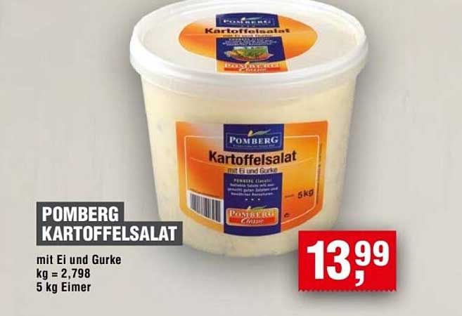 POMBERG KARTOFFELSALAT mit Ei und Gurke