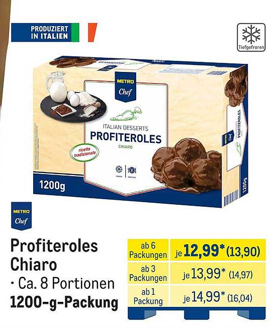 Profiteroles Chiaro