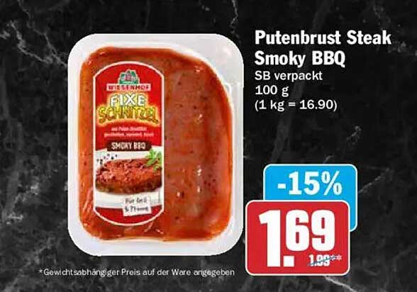 Putenbrust Steak Smoky BBQ