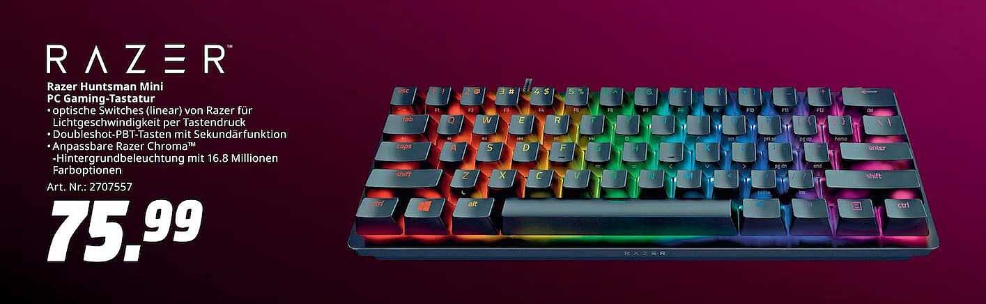 Razer Huntsman Mini PC Gaming-Tastatur