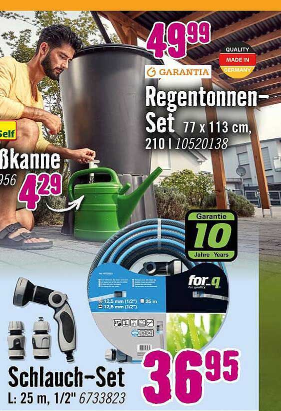 Regentonnen-Set