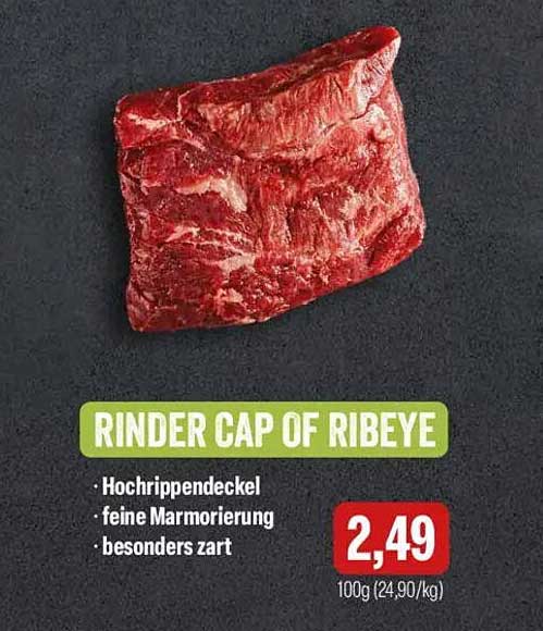 RINDER CAP OF RIBEYE