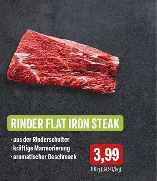 RINDER FLAT IRON STEAK