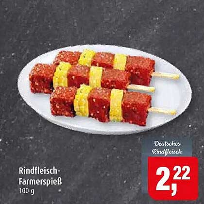 Rindfleisch-Farmerspieß 100 g