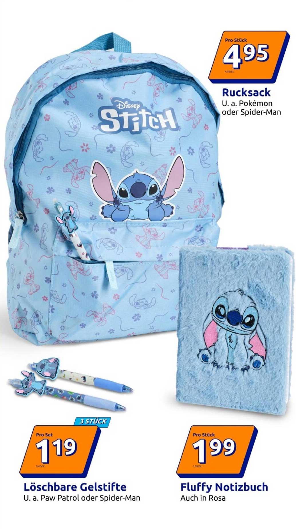 Rucksack U. a. Pokémon oder Spider-Man