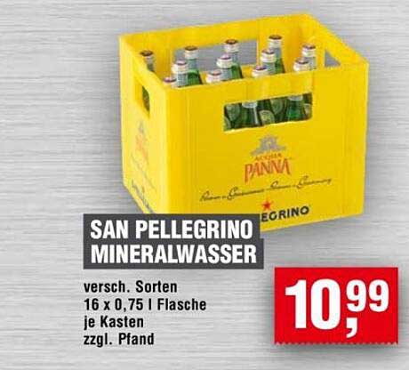 SAN PELLEGRINO MINERALWASSER