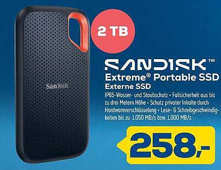 SanDisk Extreme Portable SSD Externe SSD