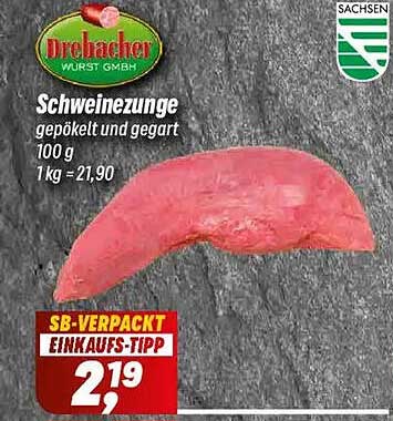 Schweinezunge gepökelt und gegart