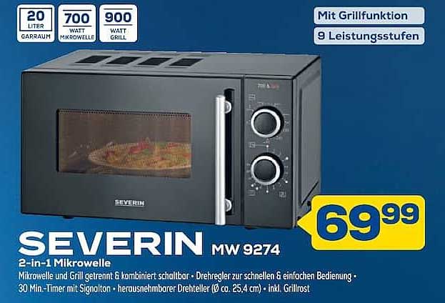SEVERIN MW 9274 2-in-1 Mikrowelle