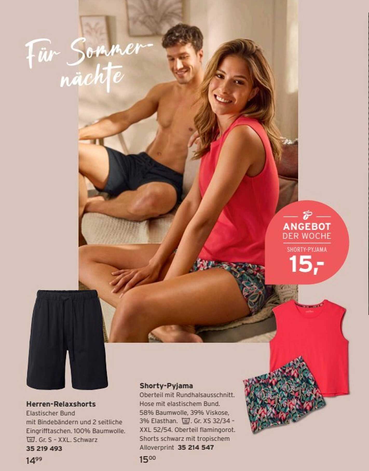 Shorty-Pyjama