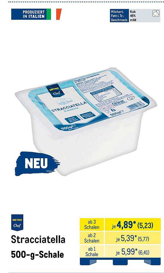 Stracciatella 500-g-Schale