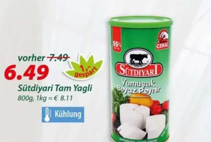 Sütdiyari Tam Yagli