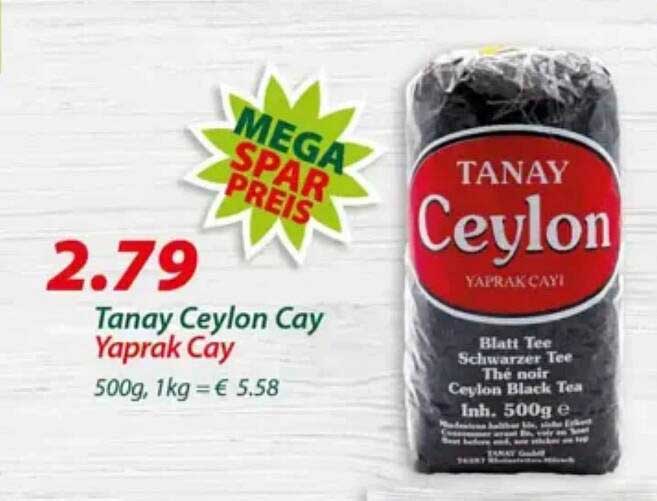 Tanay Ceylon Cay Yaprak Cay