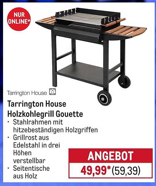Tarrington House Holzkohlegrill Gouette