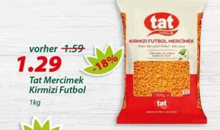Tat Mercimek Kirmizi Futbol