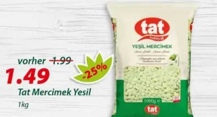 Tat Mercimek Yesil