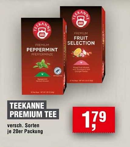 TEEKANNE PREMIUM TEE versch. Sorten je 20er Packung
