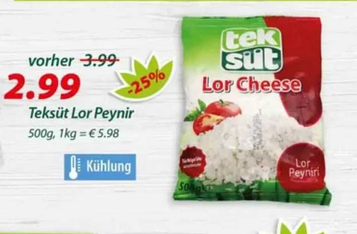 Teksüt Lor Peynir