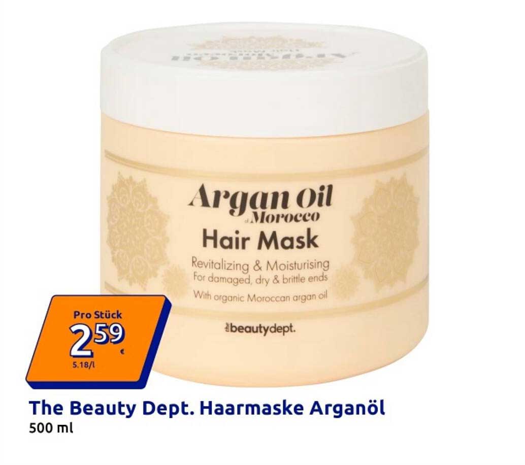 The Beauty Dept. Haarmaske Arganöl 500 ml