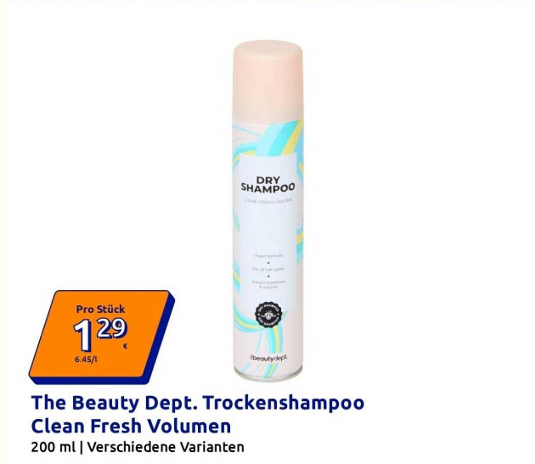 The Beauty Dept. Trockenshampoo Clean Fresh Volumen