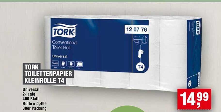 TORK TOILETTENPAPIER KLEINROLLE T4