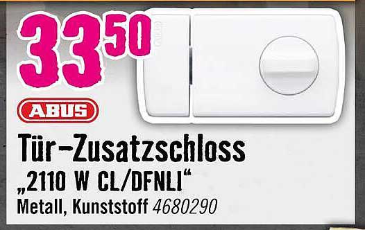 Tür-Zusatzschloss „2110 W CL/DFNLI“