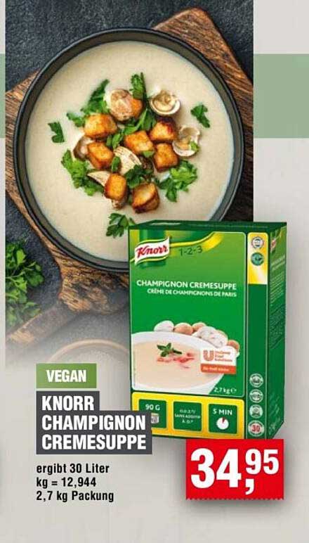 VEGAN KNORR CHAMPIGNON CREMESUPPE