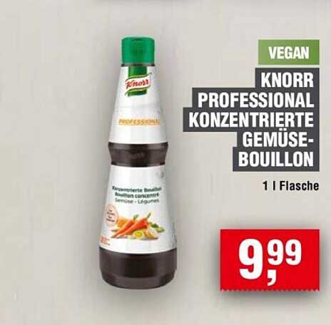 VEGAN KNORR PROFESSIONAL KONZENTRIERTE GEMÜSE-BOUILLON