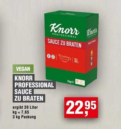VEGAN KNORR PROFESSIONAL SAUCE ZU BRATEN