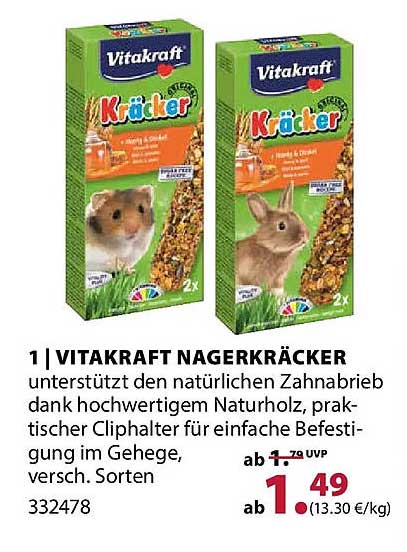VITAKRAFT NAGERKRÄCKER