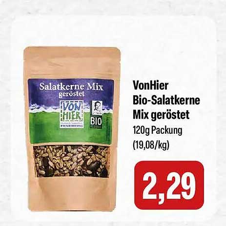 VonHier Bio-Salatkerne Mix geröstet