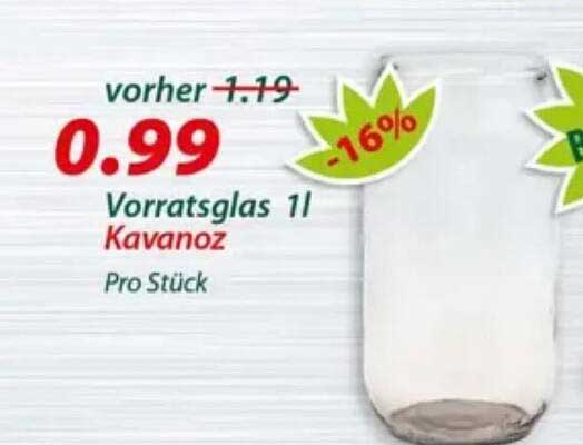 Vorratsglas 1l Kavanoz