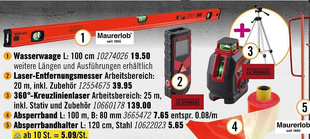 Wasserwaage L: 100 cm 10274026