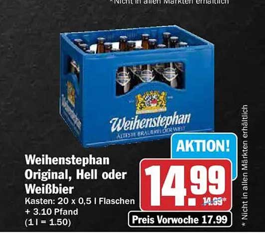 Weihenstephan Original, Hell oder Weißbier