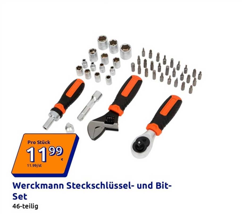 Werckmann Steckschlüssel- und Bit-Set 46-teilig